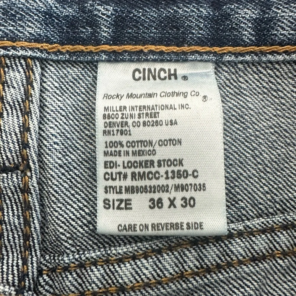 Cinch Gold Label Jeans Size 36x30 Gently Worn‎